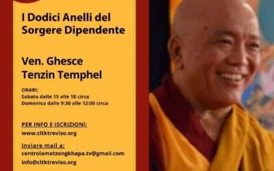 Insegnamenti del Ven. Ghesce Tenzin Tenphel a Treviso